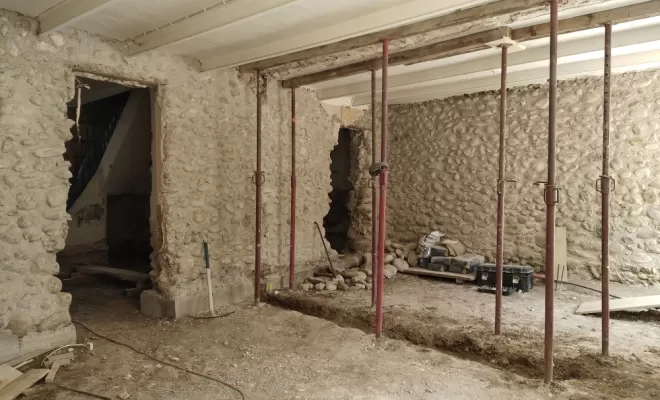 Suppression d'un mur de refend