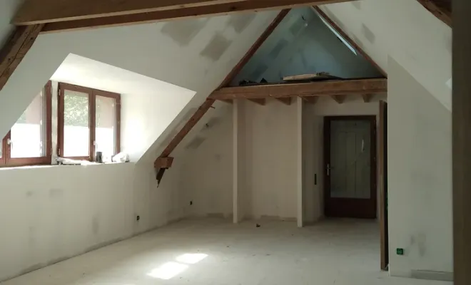 Chape sèche en fermacell pour une rénovation de maison ancienne, Laragne-Montéglin, Vanessa PINHEIRO