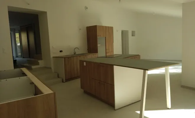 Rénovation complète d'une maison ancienne et extension en ossature de bois, Laragne-Montéglin, Vanessa PINHEIRO